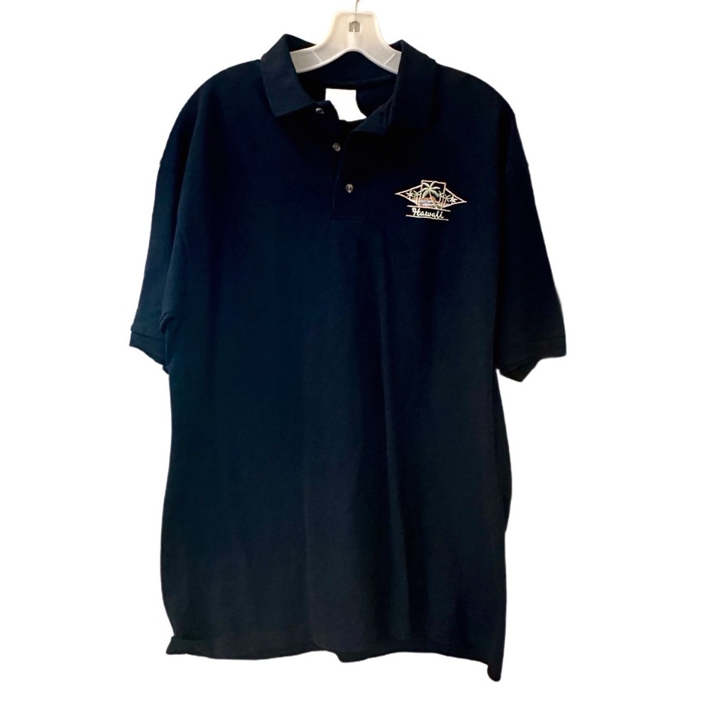 Men's Navy Blue HAWAII Polo Shirt - Size L - NWT